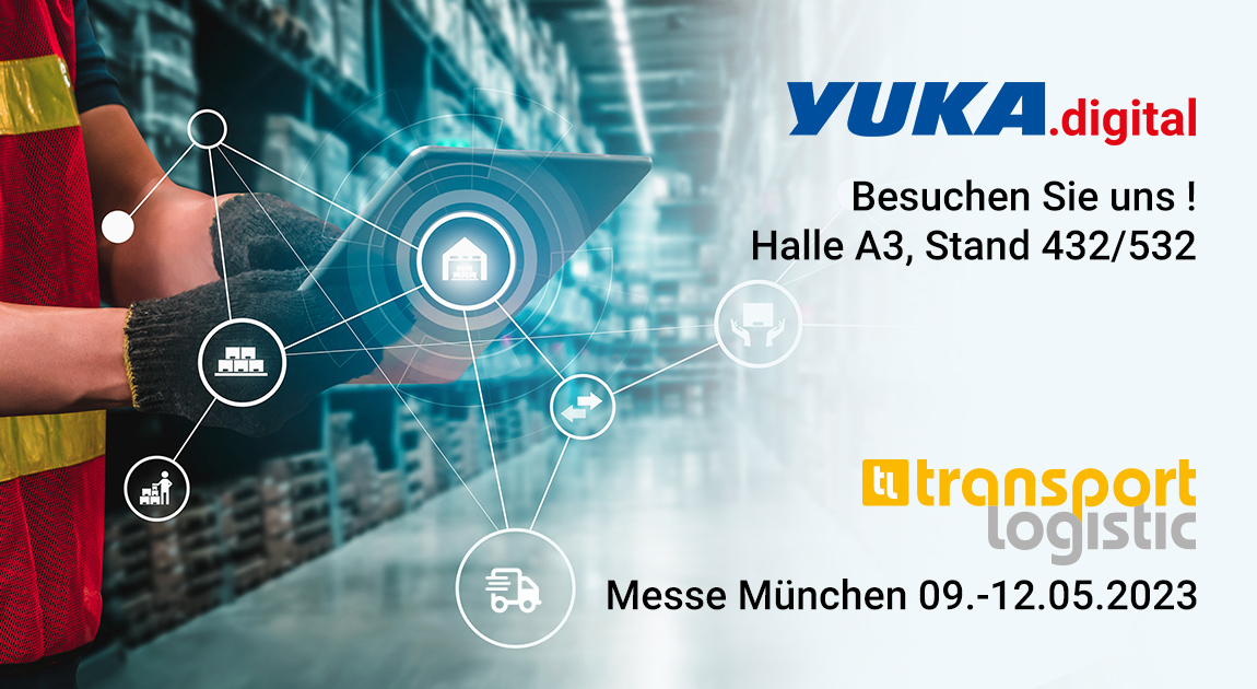 Werbegrafik für die Transport Logistic