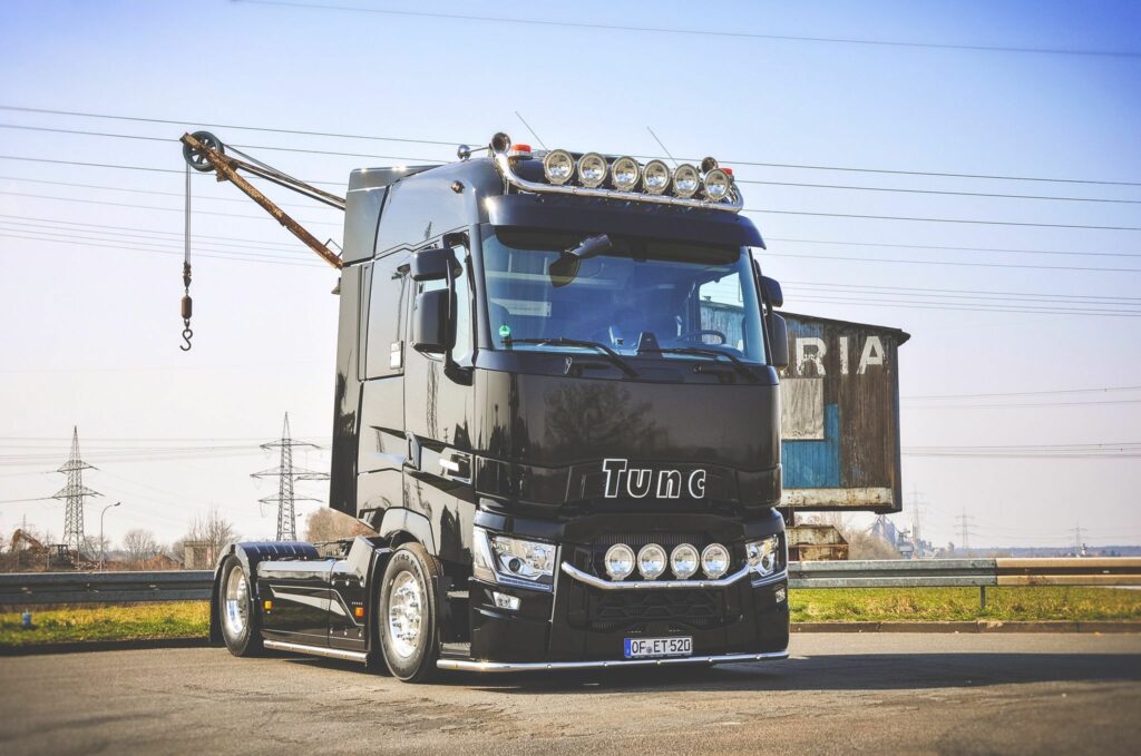 Foto eines LKWs der Firma Tunc Trans